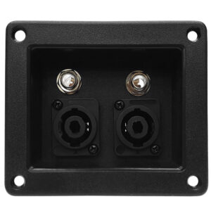 PT-5233 TERMINAL DOBLE P/CAJA ACUSTICA - SPEAKON-JACK MONORAL "POTTENZA"