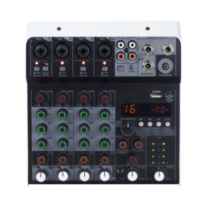 PZ-YMH4 MEZCLADORA DE AUDIO 4 CANALES CON USB «POTTENZA»