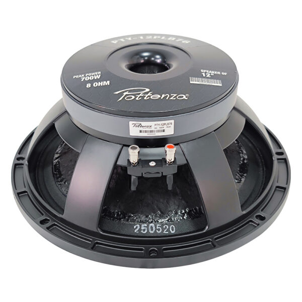 PTY-12PLB76 PARLANTE 12" (DIAM. DE BOBINA 3") FERRITA 8 OHM 700W «POTTENZA»