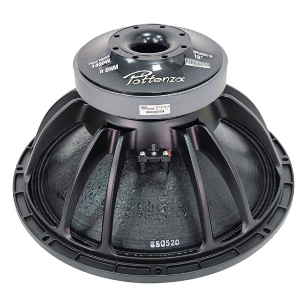 PTY-18TBW100 PARLANTE 18" (DIAM. DE BOBINA 4") FERRITA 8 OHM 1400W «POTTENZA»
