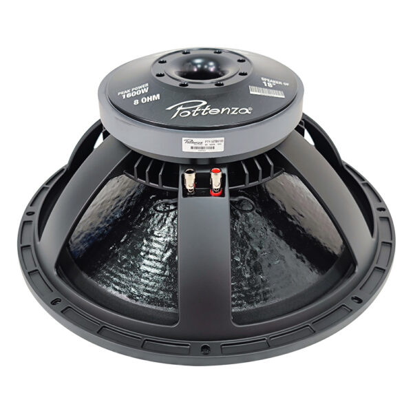 PTY-18TBX100 PARLANTE 18" (DIAM. DE BOBINA 4") FERRITA 8 OHM 1600W «POTTENZA»