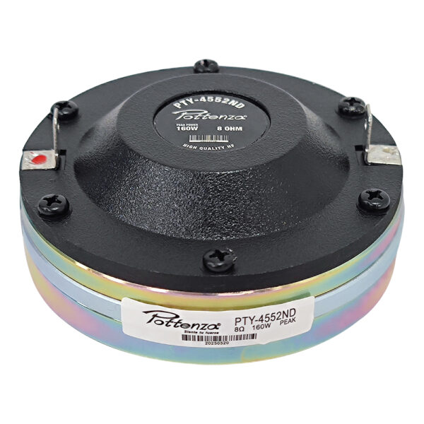 PTY-4552ND DRIVER (DIAM. DE GARGANTA 1" DIAM. DE BOBINA 1.7") NEODIMIO 8 OHM 160W «POTTENZA»