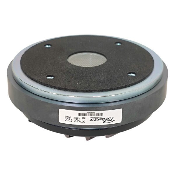 PTY-D1.7200 DRIVER (DIAM. DE GARGANTA 1" DIAM. DE BOBINA 1.7") FERRITA 8 OHM 120W «POTTENZA»