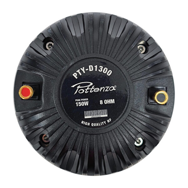 PTY-D1300 DRIVER (DIAM. DE GARGANTA 1" DIAM. DE BOBINA 1.7") FERRITA 8 OHM 150W C/ ROSCA «POTTENZA»