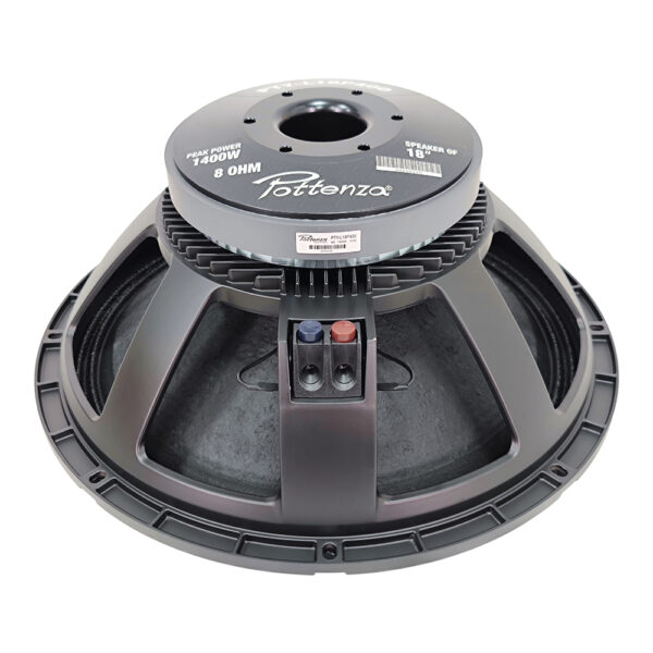 PTY-L18P400 PARLANTE 18" (DIAM. DE BOBINA 4") FERRITA 8 OHM 1400W «POTTENZA»