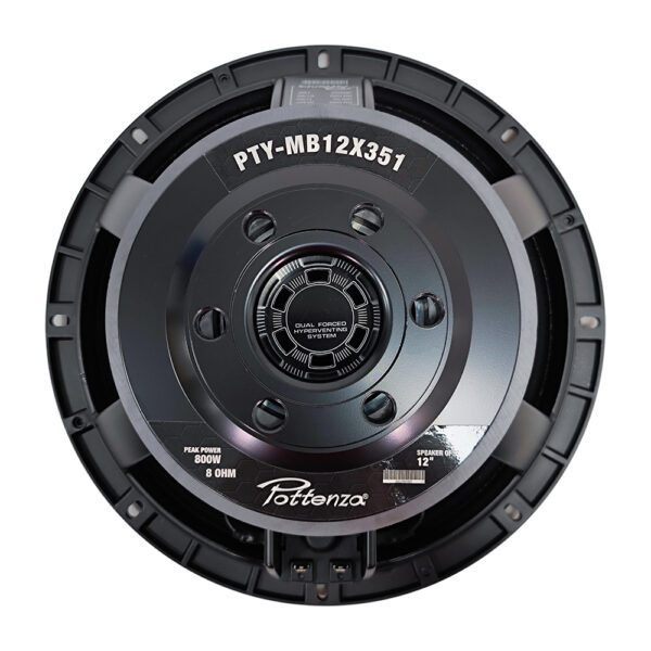 PTY-MB12X351 PARLANTE 12" (DIAM. DE BOBINA 3.5) FERRITA 8 OHM 800W «POTTENZA»