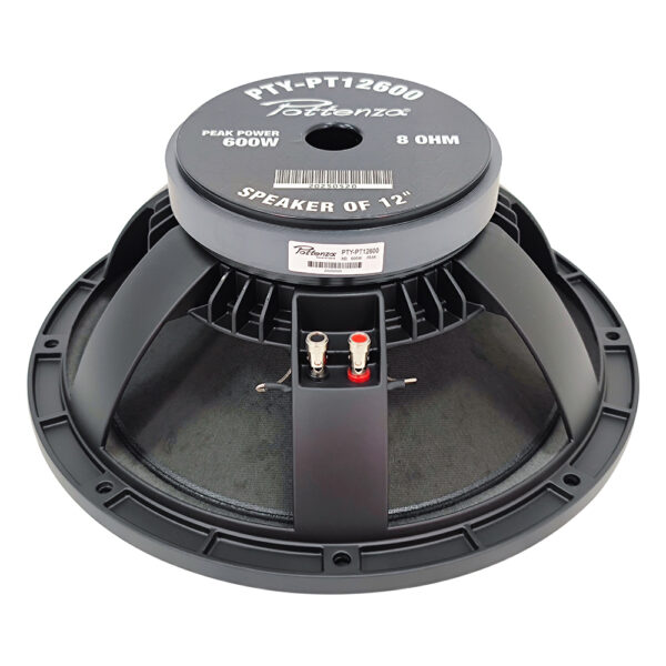 PTY-PT12600 PARLANTE 12" (DIAM. DE BOBINA 2.5) FERRITA 8 OHM 600W«POTTENZA»